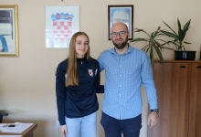Gradonačelnik Tomislav Novinc čestitao Pauli Lucić na uspjesima u sportu, ali i umjetnosti