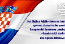 (PROMO) Čestitka županice Jozić povodom Dana pobjede i domovinske zahvalnosti te Dana hrvatskih branitelja