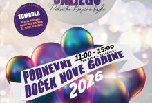 PODNEVNI DOČEK NOVE GODINE U PAKRACU Odbrojavanje uz puštanje balona, tombolu, animaciju i glazbu