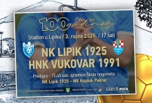 NK Lipik 1925 slavi stotu obljetnicu protiv HNK Vukovar 1991
