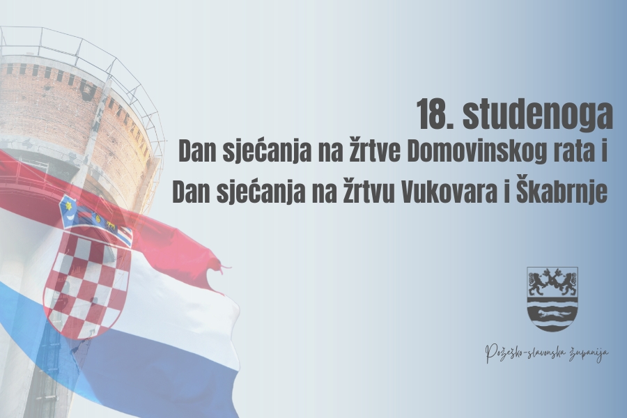 Poruka županice Antonije Jozić povodom Dana sjećanja na žrtve Domovinskog rata i Dana sjećanja na žrtvu Vukovara i Škabrnje