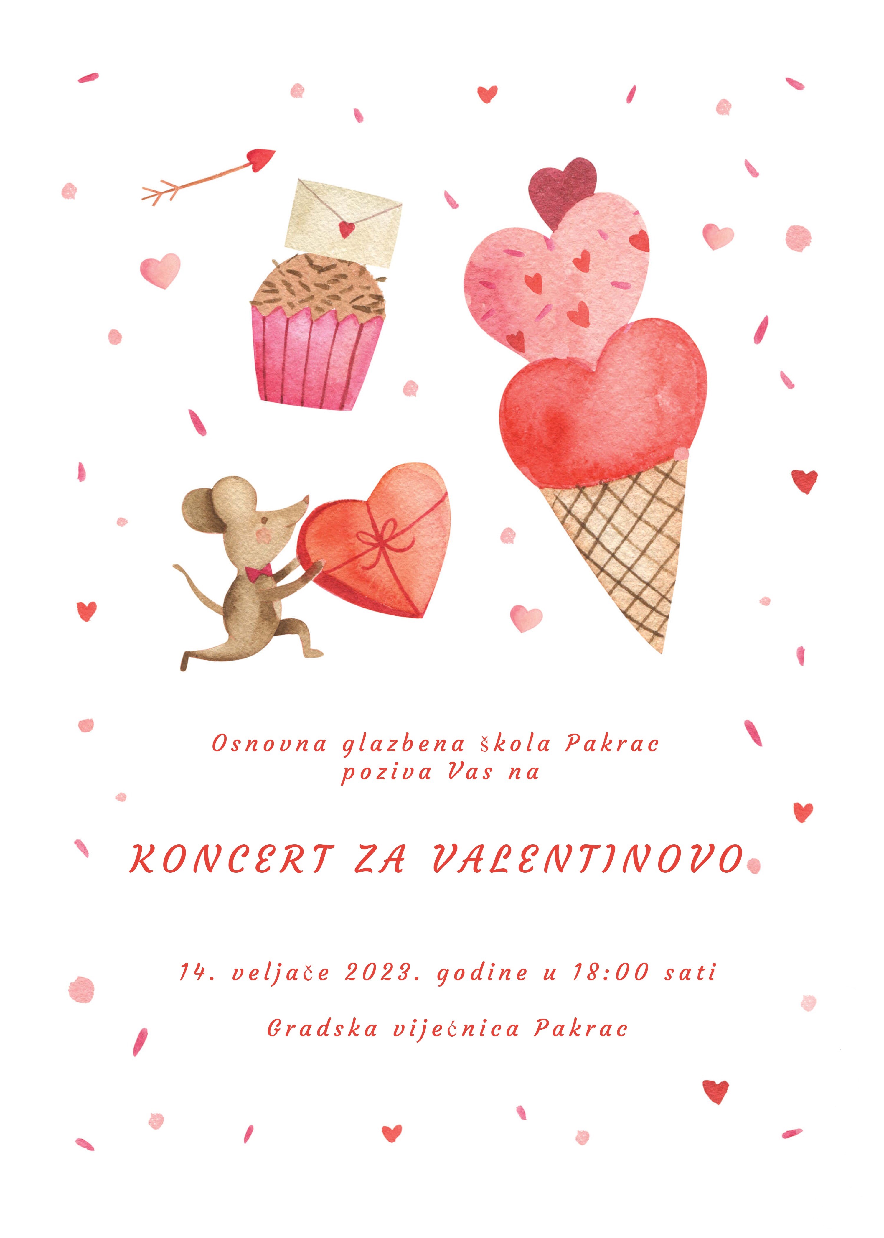 OGŠ PAKRAC Koncert povodom Valentinova