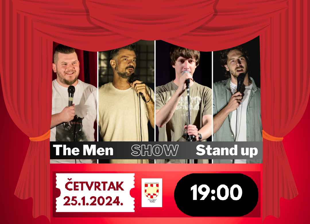 THE MAN SHOW STANDUP Studio smijeha u Hrvatskom domu