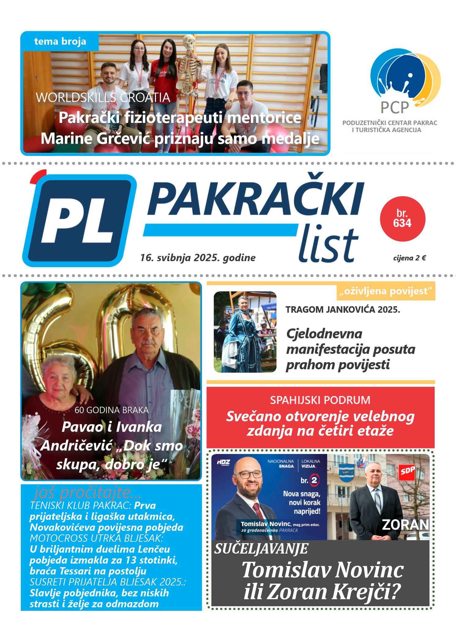 DANAS U PRODAJI Novi broj Pakračkog lista
