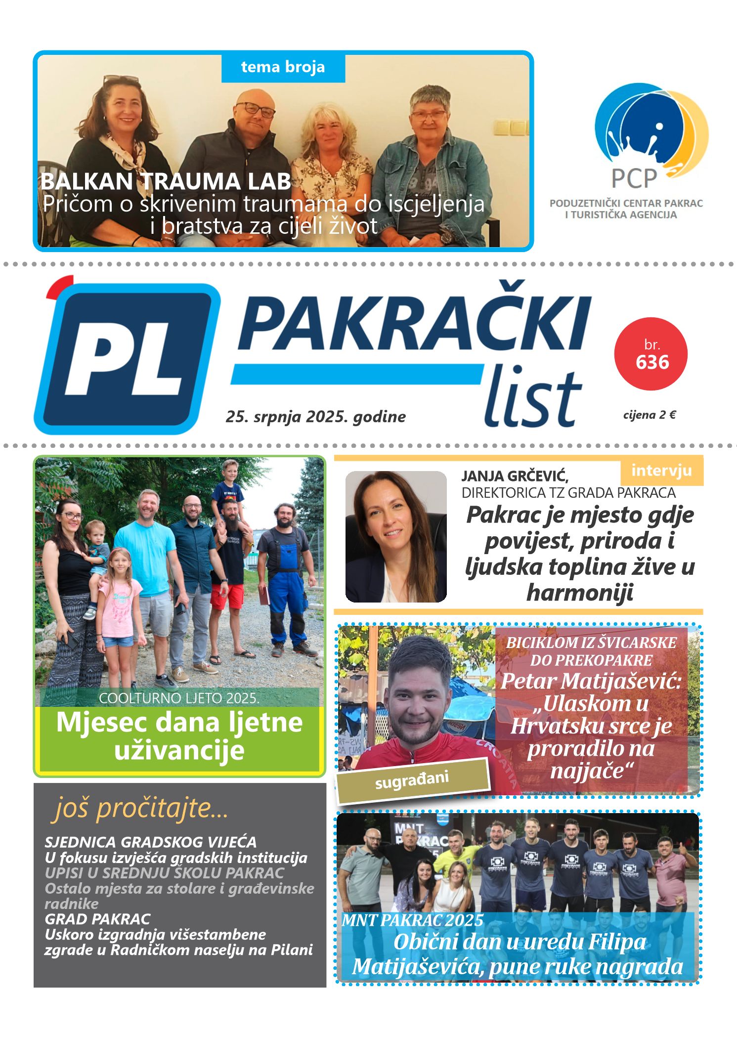 DANAS U PRODAJI Novi broj Pakračkog lista