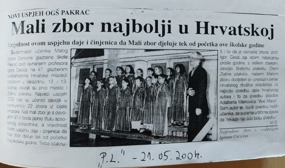2004. mali zbog najbolji u Hrvatskoj