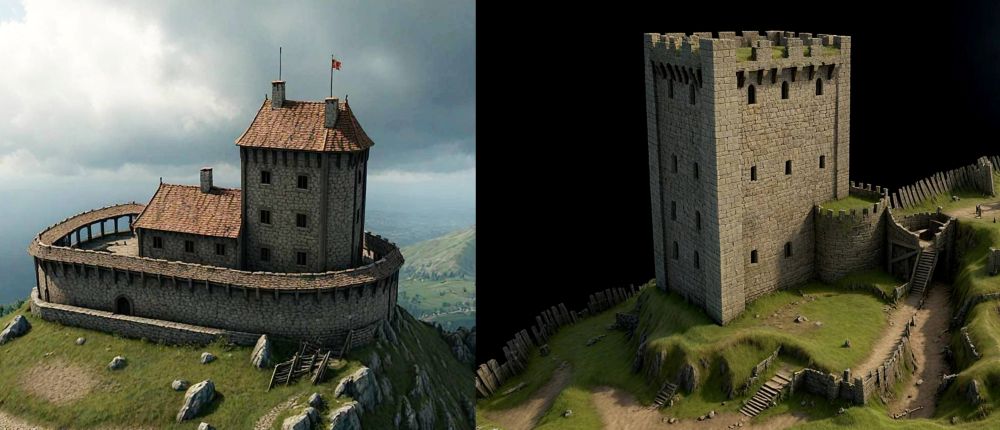 Pakracke brdske kamene utvrde uz planinsku cestu Caklovac i Bukovik K. Vacek