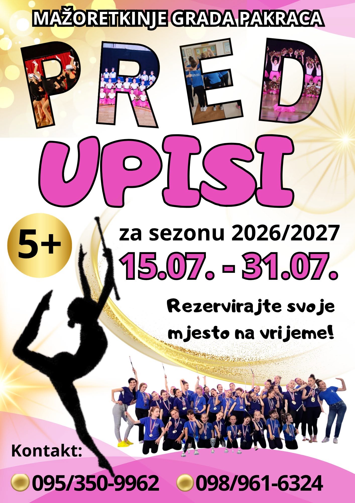 predupisi mazoret 2026