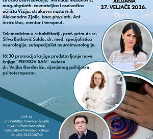 Moderne rehabilitacijske metode promocija knjige PIETROV SAN 4
