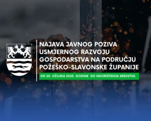 NAJAVA JAVNOG POZIVA ZA GOSPODARSTVENIKE Osigurano 200 tisuća eura