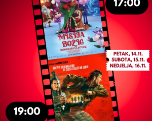KPD SLOGA Ovaj vikend dva uzbudljiva filma za sve uzraste