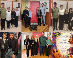 OGŠ PAKRAC Učenici osvojili pregršt nagrada u Novom Marofu, a 17.2. će održati koncert pod maskama