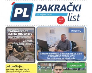 OD DANAS U PRODAJI Novi broj Pakračkog lista 642