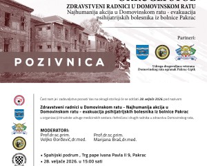 OKRUGLI STOL Zdravstveni radnici u Domovinskom ratu