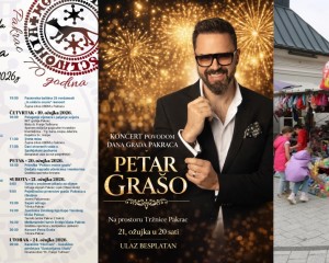 PROGRAM OBILJEŽAVANJA DANA GRADA PAKRACA 2026. Bogat program začinjen koncertom Petra Graše