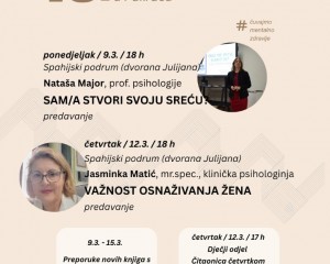 19.TJEDAN PSIHOLOGIJE U PAKRACU Tjedan posvećen mentalnom zdravlju