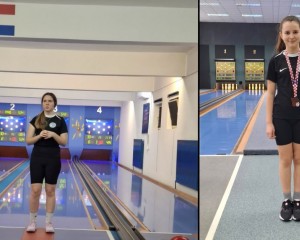 KUGLANJE Lorena Zubalj (U15) zasad prva na državnom turniru, sestra Leona (U11) treća