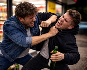 Pijani Kung Fu ispred trgovine u Pakracu