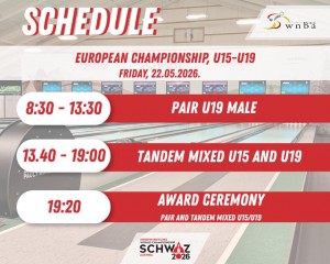 DANAS NA U15 KUGLAČKOM EP Simona igra u miks tandemu. Navečer dodjela zlatnih medalja iz parova