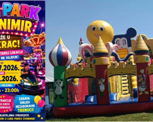 LUNA PARK ZVONIMIR STIŽE U PAKRAC! I ove godine sadržaj za djecu pored „Hajduka“