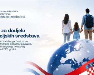 POZIV UDRUGAMA Javni poziv Ministarstva demografije i useljeništva