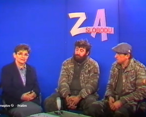 RATNI VIDEO IZ PROSINCA 1991. Foka i Pejša na HTV-u kod Ane Mudrić