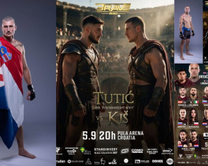 BRAVE 108 Ivan Kiš se 5. rujna bori u pulskoj Areni pred 10 tisuća gledatelja
