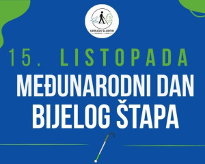 MEĐUNARODNI DAN BIJELOG ŠTAPA Udruga slijepih organizira akciju na Pakračkoj tržnici